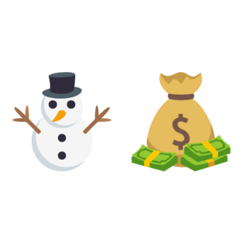 ⛄💰 Emoji Domain EmojiOne rendering